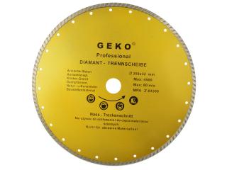 GEKO G00266 Diamantový kotúč na betón 350x8x32mm turbo PROFI