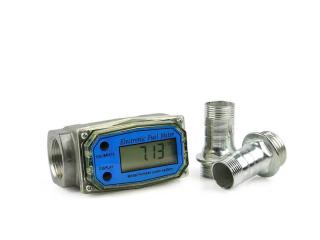 GEKO G00970 Univerzálny prietokomer kvapalín/palív LCD 1 , manometer