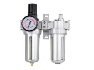 Geko G01179 Regulátor tlaku vzduchu s filtrom, manometer, maznica / primazávač 1/4