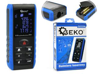 Geko G03356 Laserový merač vzdialenosti, diaľkomer laser LCD 0,05 - 60m G03356