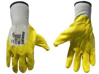 GEKO G73553 Ochranné pracovné rukavice 12 pár velikost 10