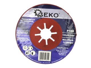 Geko G78703 10ks Fíbrový brúsny kotúč na keramickú dlažbu a gres 125mm P100