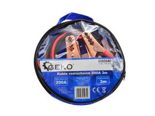 GEKO G80040 Štartovacie káble na akumulátor, autobatériu 200A 3m