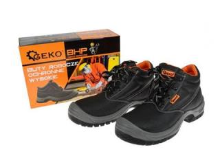 Geko G90509 Ochranné pracovné poltopánky topánky obuv 39