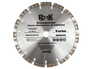 Geko RK0115 Diamantový kotúč na železobetón 230mm x 12 x 22,23mm