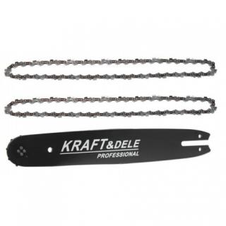 Kraft&Dele KD10150 Vodiaca lišta 14 /35cm + 2 reťaze 1,3mm 50