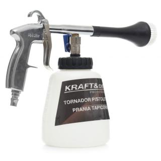 Kraft&Dele KD10379 Pneumatická pištoľ čistiaca, penový rozprašovač TORNADOR + 2 koncovky