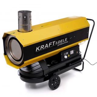 KRAFT&DELE KD11717 Naftový ohrievač s komínom 65kW digitálny termostat