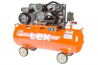 LEX LXC100-2 100l 2,8kW Kompresor olejový 480l/min 2 PIESTY 230V dvojvalcový (LEX 100L 2V 230V)
