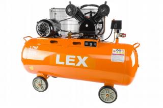LEX LXC200-2 200l 3,8kW Olejový kompresor 660l/min 2 piesty 400V