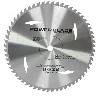 MAR-POL M09077 Kotúč pílový vidiový, 500mm 60T 32mm Power Blade