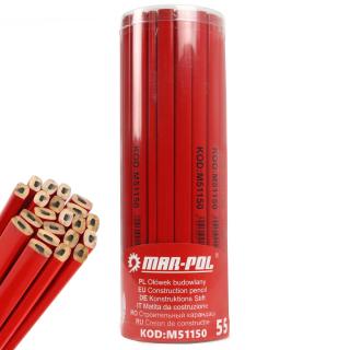 MAR-POL M51150 Stolárske ceruzky 245mm 55ks