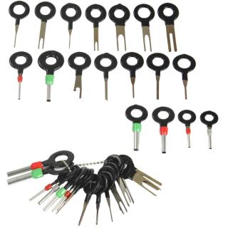 MAR-POL M57467 Kľúče - vypichováky pinov, konektorov vyťahovače sada 18 ks