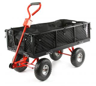 MARPOL M85262 Záhradný prepravný vozík + látková vložka 400kg príves