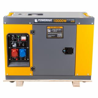 POWERMAT PM-AGR-10000MD DIESELOVÝ GENERÁTOR / ELEKTROCENTRALA 10KW 20HP 230V 400V AVR