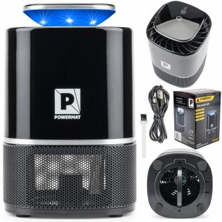POWERMAT PM-LOUV-50T Elektrická LED lampa proti komárom, lapač hmyzu UV svetlo