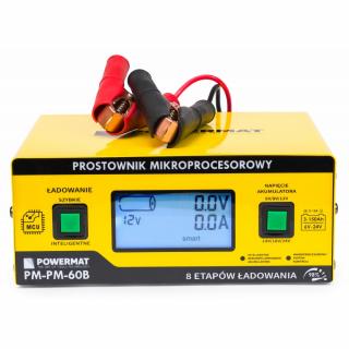 POWERMAT PM-PM-60B Mikroprocesorová nabíjačka autobatérií 6V-24V