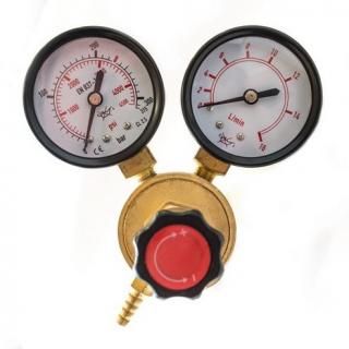 Powermat Redukčný ventil CO2/ARGON mix 2 manometre fľašový regulátor tlaku plynu