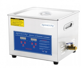 Sonicco ULTRA-040S Ultrazvuková čistička čistič 10l 240W LCD dezinfekcia, vírusy