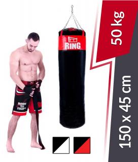 Boxerské vrece model KOLOS 150/45 vyplnené 50 kg Ring Sport (RING RW-150K)