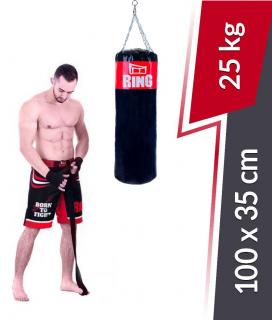 Boxerské vrece model SUPER 100/35 vyplnené 25 Kg Ring Sport (RING RW-100)