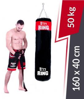 Boxerské vrece model SUPER 160/40 vyplnené 50 Kg Ring Sport (RIng RW-160)
