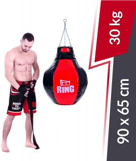 Boxovacia hruška Gigant vyplnená 30 Kg Ring Sport (Ring RG-100)