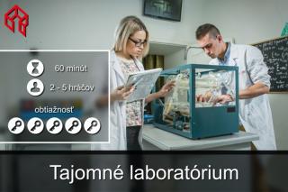 Escape room - Tajomné laboratórium (pre 2 až 5 hráčov v Bratislave)