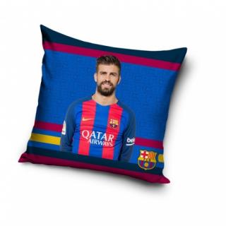 Obliečka na vankúš FC Barcelona PIQUÉ 40x40 cm (akcia do vypredania zásob)