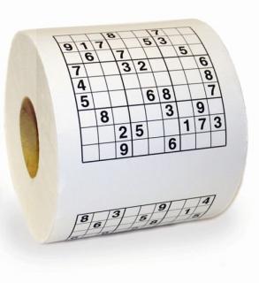 WC papier - Sudoku XL (MOMENTÁLNE VYPREDANÉ)