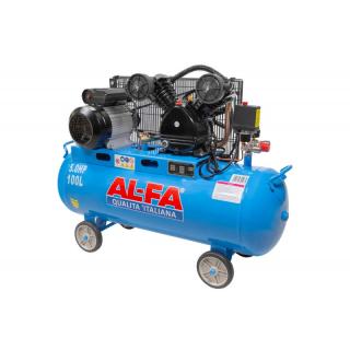 AL-FA ALC-100-2 Kompresor 100L, 3.8kW, 2-valec (Kompresor 100L 3.8kw 2-piest)