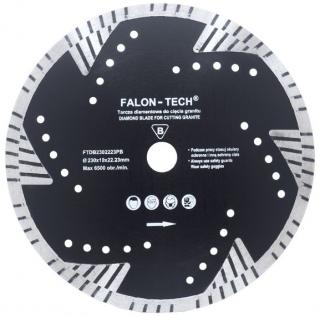 Falon-Tech Diamantový kotúč rezný na gres a dlažbu 230x22,3mm (Rezný kotúč 230mm)