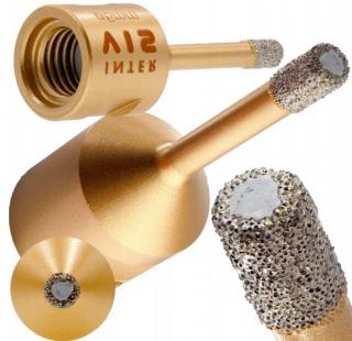 Korunkový diamantový vykružovák 10mm na dlažbu, gres a betón M14 (Vykružovací vrták na dlaždice)