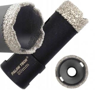 Korunkový diamantový vykružovák 20mm na dlažbu, gres a betón M14 (Vykružovací vrták na dlaždice)