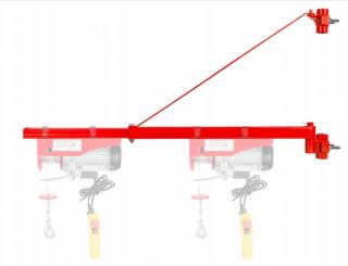 Otočná konštrukcia na lanový navijak 600kg (Výkyvné rameno pre elektrický lanový navijak do 600kg)