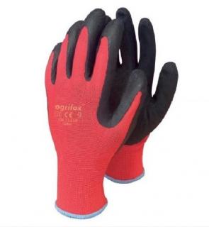 Pracovné rukavice polyester/latex vel. 8