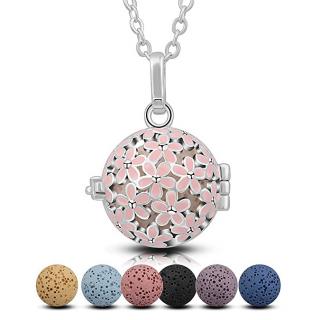 Aroma difúzny náhrdelník Cherry s lávovými kameňmi