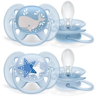 AVENT Cumlik 6-18m Ultrasoft chlapec 2 ks