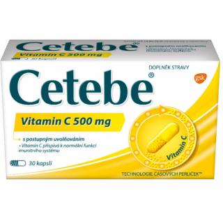 Cetebe Vitamin C 500 mg 30 kapsúl