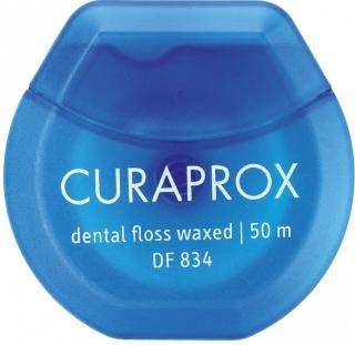 Curaprox DF 834 zubná niť Floss medium mätovým 50 m