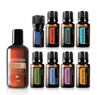 doTerra AromaTouch Technique Kit 8 olejov po 5ml a 1 Kokosový olej 115 ml