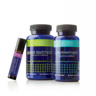 DoTerra balíček pre ženské zdravie - (Phytoestrogen, Bone Nutrient, ClaryCalm) - 3 ks