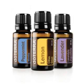 DoTerra Trio Esenciálny olejov citrón. levanduľa, mäta 3x5 ml