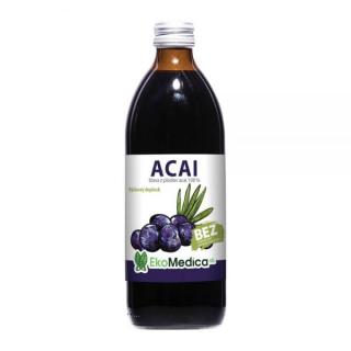 EkoMedica Acai 100% šťava 500 ml