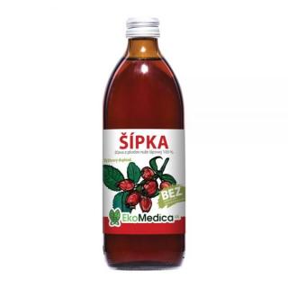 EkoMedica Šípka 100% šťava 500 ml