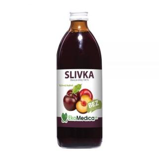 EkoMedica Slivka 100% šťava 500ml