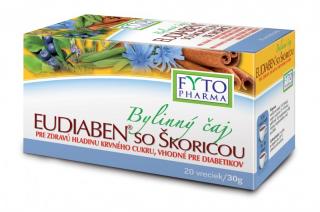 FYTO bylinný čaj Eudiaben so škoricou 20x1,5 g