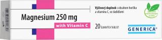 GENERICA Magnesium 250 mg + Vitamín C tbl eff 1x20 ks