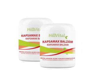 HillVital Kapsamax balzam dvojbalenie 2x250 ml na stuhnuté svaly a kĺby 250 ml