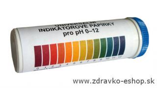 Indikačný papierik pH 0-12 univerzálny 100ks